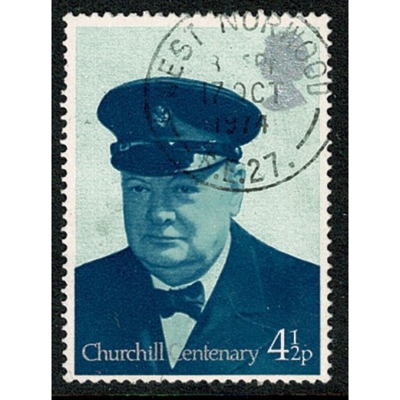 1974 Churchill. 4½p Fine Used. SG 962