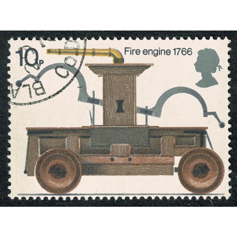 1974 Fire Service 10p. Fine used single. SG 953