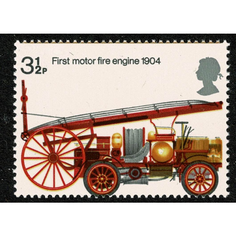 1974 Fire Service 3½p PERFORATION SHIFT single. SG 950 var
