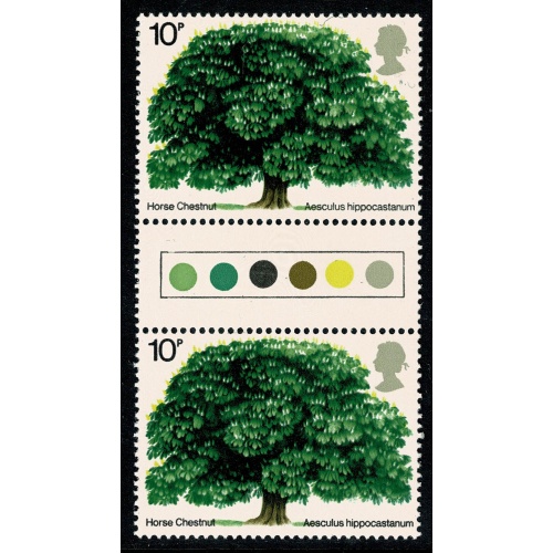 1974 Tree. Unmounted Traffic light gutter pair. SG 949