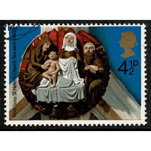 1974 Christmas 4½p. SG 967 Fine Used.