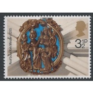 1974 Christmas 3½p CB.  SG 966 var.