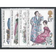 1975 Jane Austen. SG 989-992