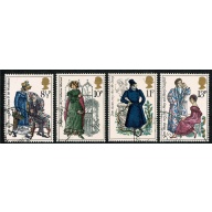 1975 Jane Austen. Set of 4 values Fine Used SG 989-992