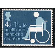 1975 Charity 4½p+1½p . Fine used single. SG 970