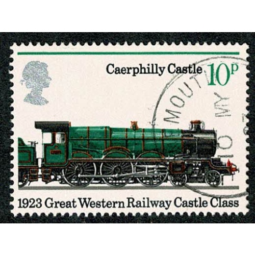 1975 Railways. 10p. Fine used single. SG 986