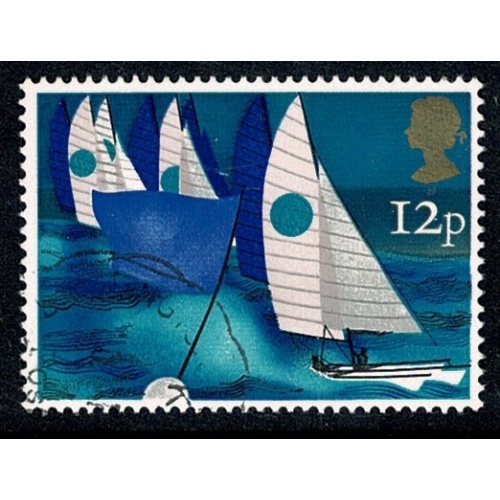 1975 Sailing 12p. Fine Used single. SG 983