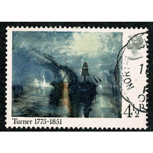 1975 Turner 4½p. Fine used single. SG 971