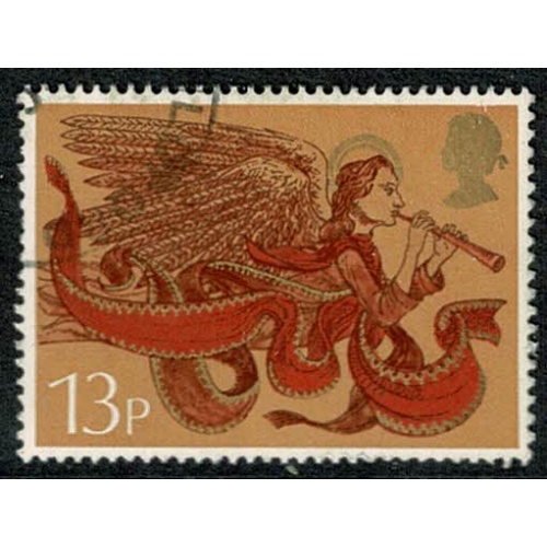 1975 Christmas 13p. Fine Used single SG 996