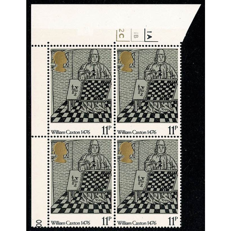 1976 Printing 11p. Cyl. 1A1B2C p62 no dot block of four.