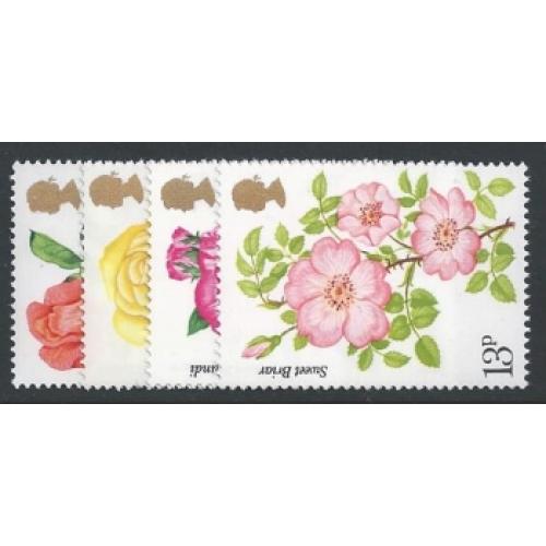 1976 Roses. SG 1006-1009