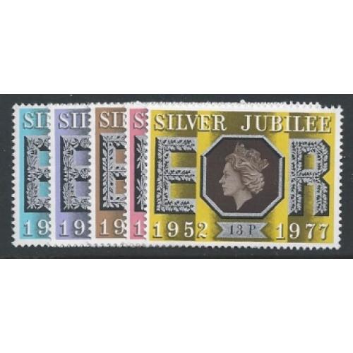 1977 Silver Jubilee. SG 1033-1037