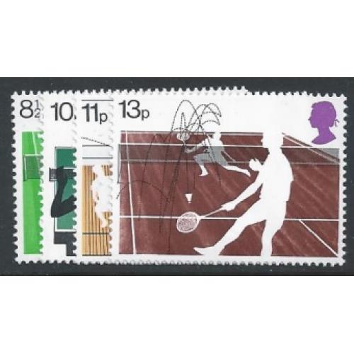 1977 Racket Sports. SG 1022-1025