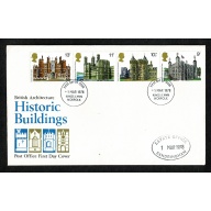1978 Historic Buildings. Set on FDC with FDI CDS "Kings Lynn Norfolk" with "Estate Office Sandringham" Cachet.
