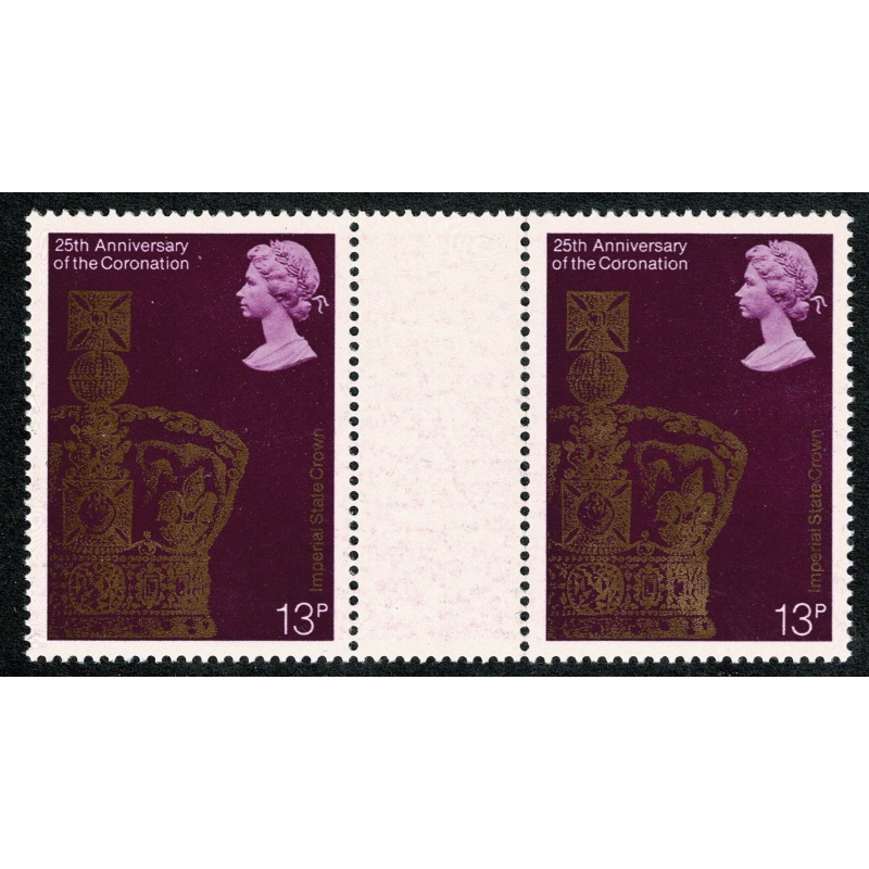 1978  Coronation 13p Bright Magenta head. SG 1062 var