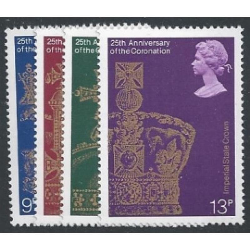 1978 Coronation. SG 1059-1062