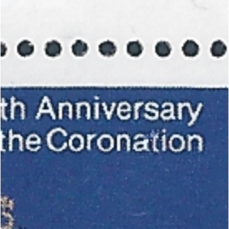 1978 Coronation 9p. "cluster of white dots" listed variety. SG Spec W387a