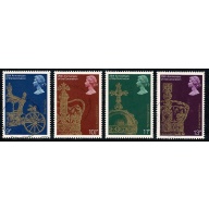 1978 Coronation. Set of 4 values. Fine used. SG 1059-1062