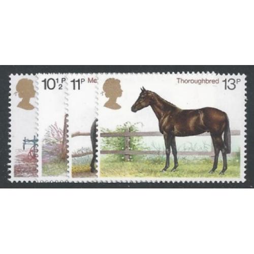 1978 Horses. SG 1063-1066