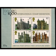 1978 Historic Buildings Miniature Sheet