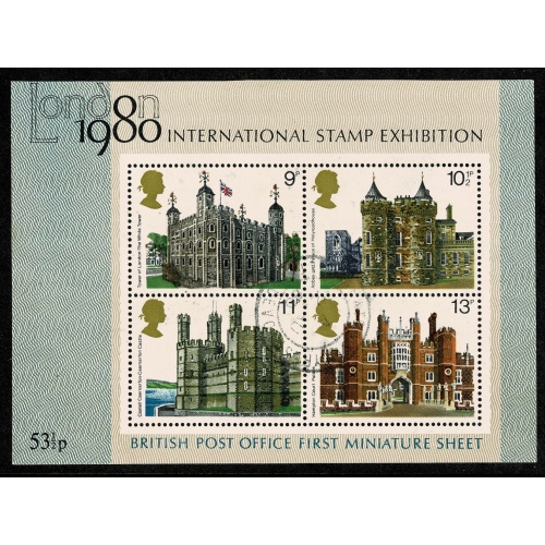 1978 Historic Buildings Miniature Sheet