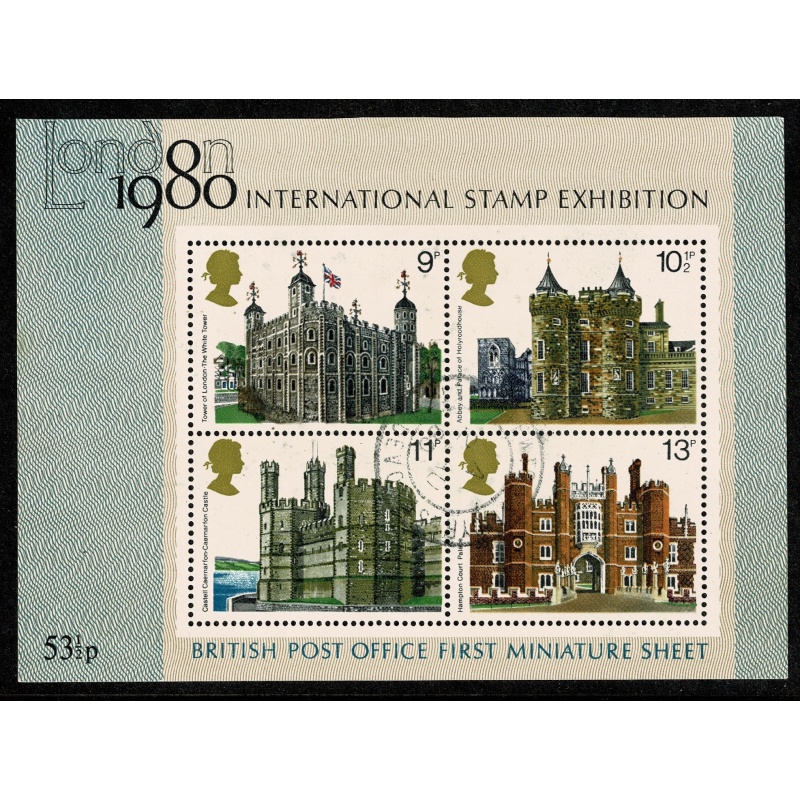 1978 Historic Buildings Miniature Sheet