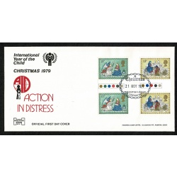 1979 Christmas Traffic Light GP set on International Y.O.C sponsored cover "The British Library WC" Special Handstamp.