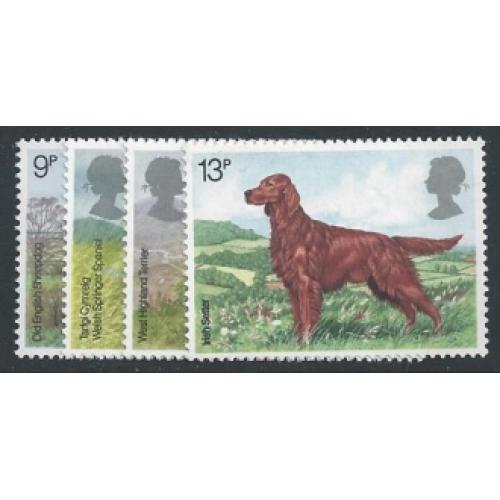 1979 Dogs. SG 1075-1078