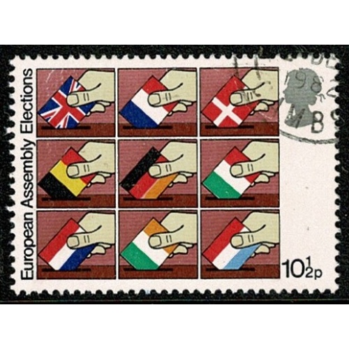 1979 European Elections 10½p. Fine Used. SG 1084
