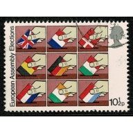1979 European Elections 10½p. Fine Used. SG 1084