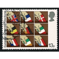 1979 European Elections 13p. Fine Used. SG 1086