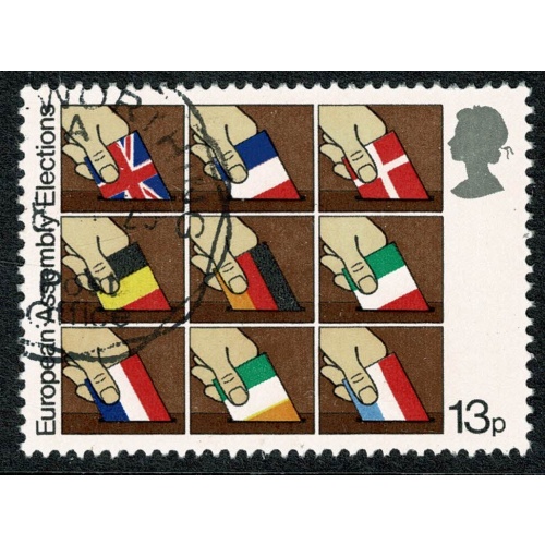 1979 European Elections 13p. Fine Used. SG 1086