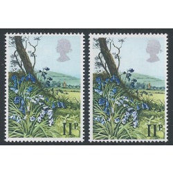 1979 Flowers 11p. SHIFT OF SILVER. SG 1081 var