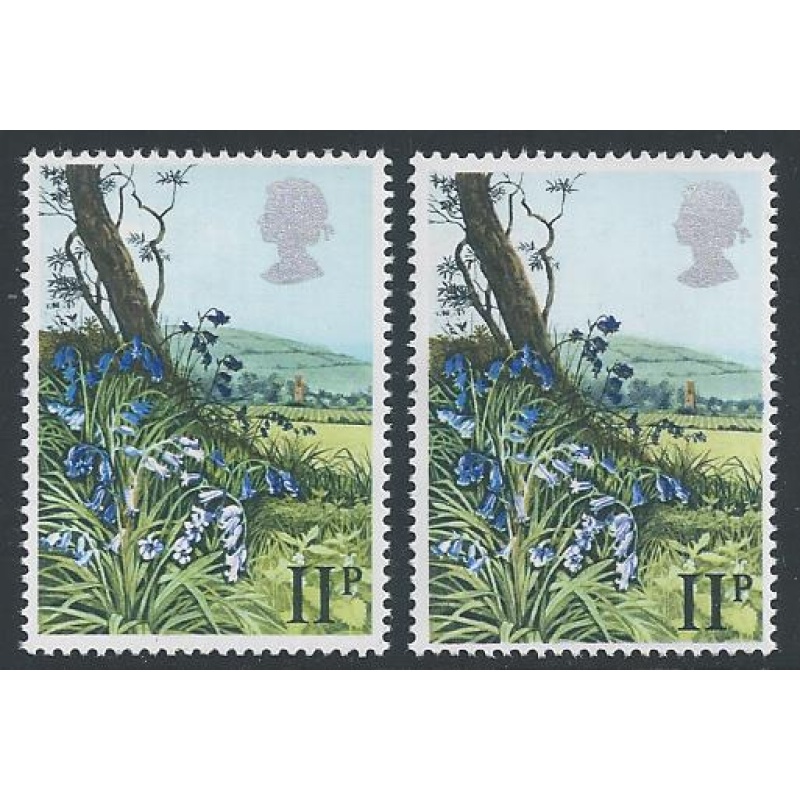 1979 Flowers 11p. SHIFT OF SILVER. SG 1081 var