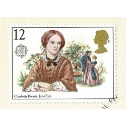 1980 Famous Authors. 12p value Missing "p" on FDC. Philatelic Bureau handstamp