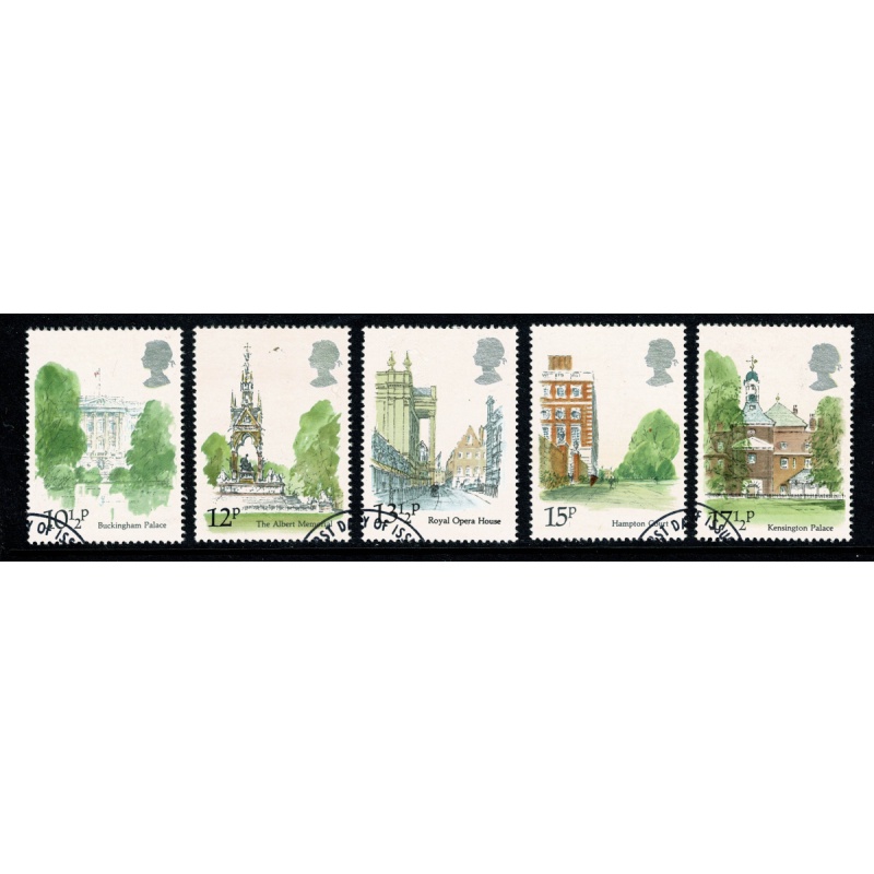 1980 London Landmarks. VFU  Set of 5 values. SG 1120-1124