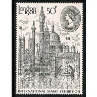 1980 London Stamp Exhibition 50p Type I. SG 1118. Fine used single.