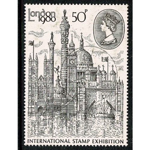 1980 London Stamp Exhibition 50p Type I. SG 1118. Fine used single.