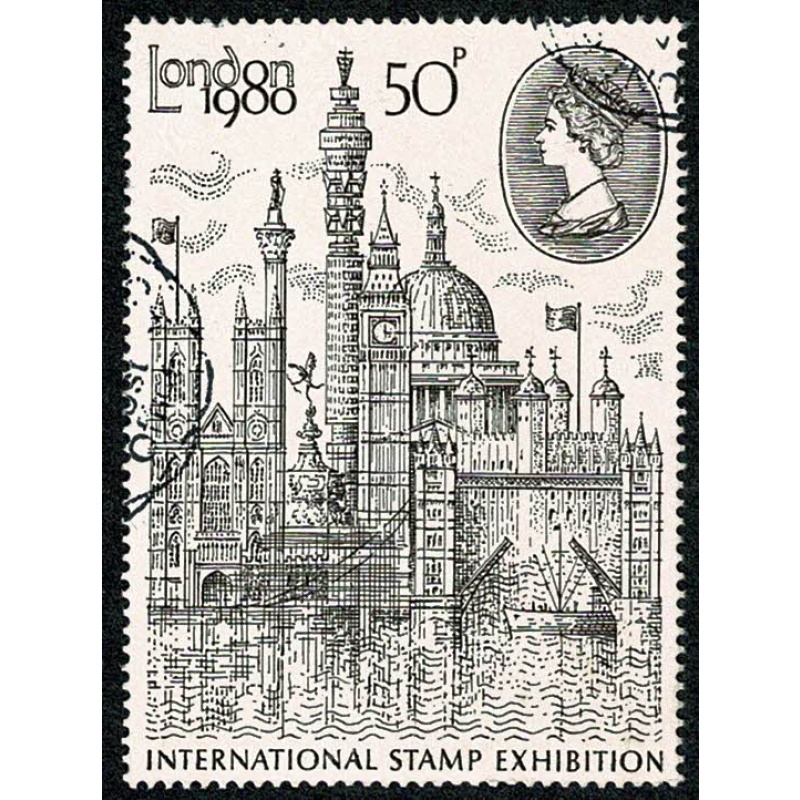 1980 London Stamp Exhibition 50p Type I. SG 1118. Fine used single.