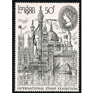 1980 London Stamp Exhibition 50p Type I. SG 1118. Fine used single.