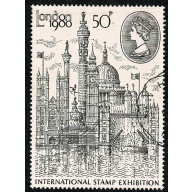 1980 London Stamp Exhibition 50p Type I. SG 1118. Fine used single.