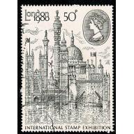 1980 London Stamp Exhibition 50p Type II. SG 1118a. Very Fine Used,