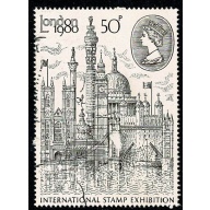 1980 London Stamp Exhibition 50p Type II. SG 1118a. Very Fine Used,