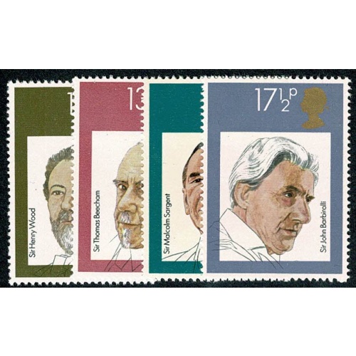 1980 Conductors. SG 1130-1133.  PCP2 (shiny ink surface)