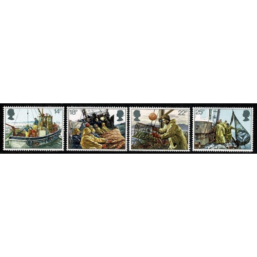 1981 Fishing. SG 1166-1169.  UM set.