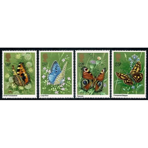 1981 Butterflies. SG 1151-1154. UM set.