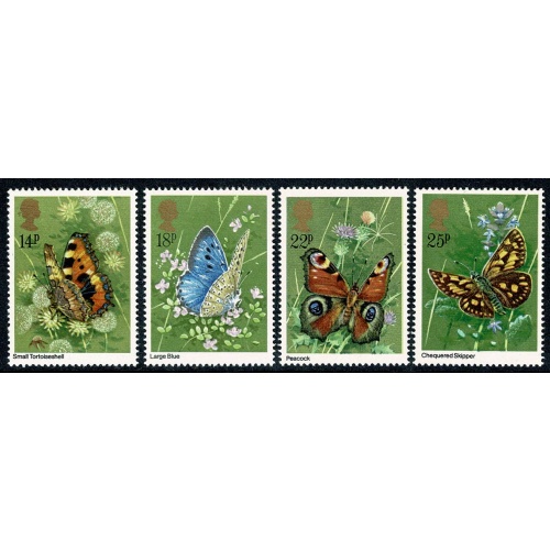 1981 Butterflies. SG 1151-1154. UM set.