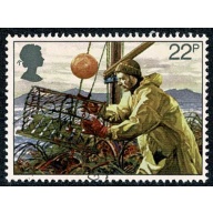 1981 Fishing 22p. Very Fine Used Single. SG 1168