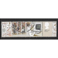 1982 Information Technology 15½p. PERFORATION SHIFT