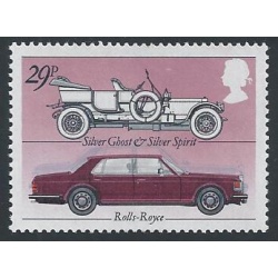 1982 British Cars. GREY SHIFT ERROR. SG 1201 var.